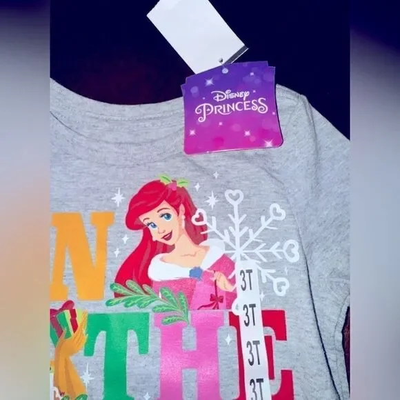 Disney Princess Long Sleeve Shirt - Size 3T - NWT - Picture 3 of 4